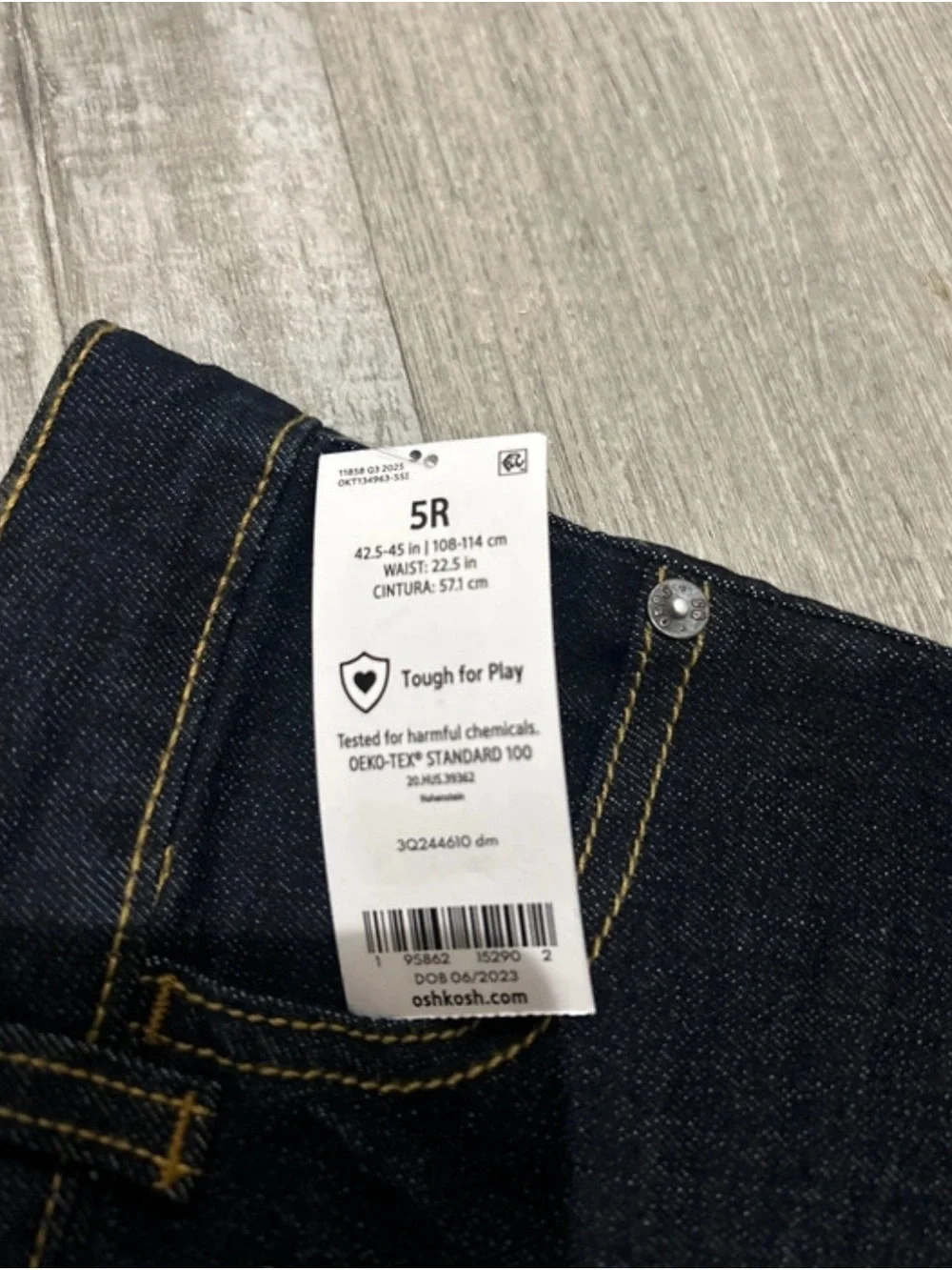 OshKosh B'gosh Dark Blue Slim Straight Jeans